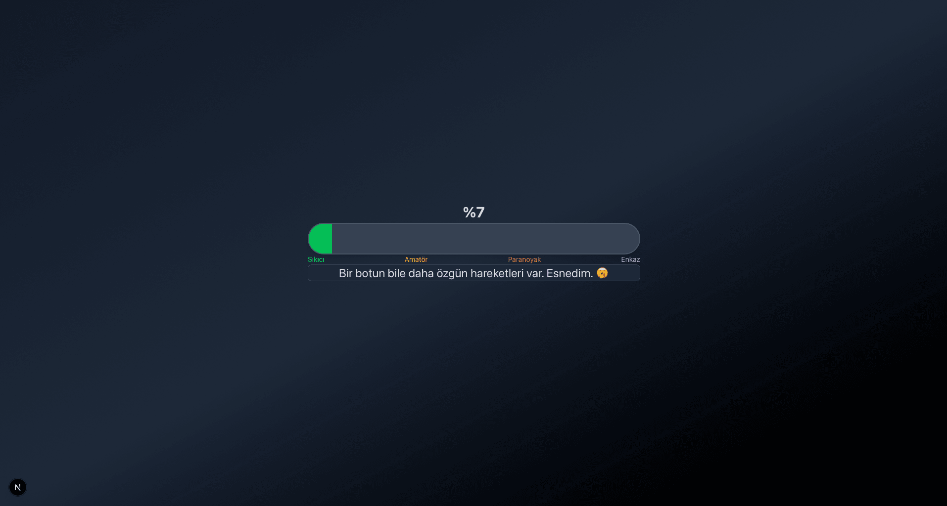 Ne Kadar Şüpheliyim? - Önceki Developer projesi